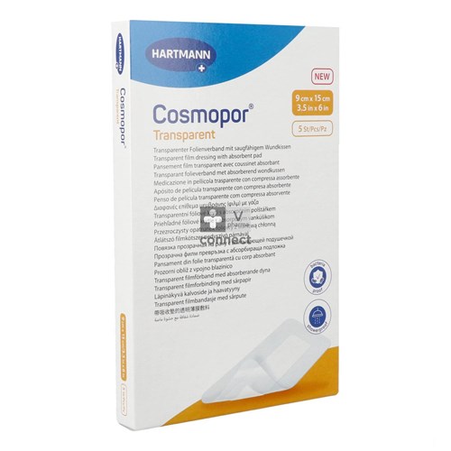 Cosmopor 9 X 15Cm 5 Pansements Transparents