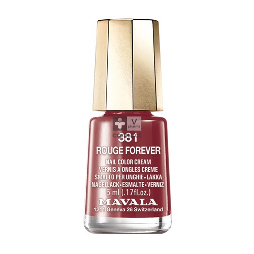 Mavala Vernis à Ongles Mini Color 381 Rouge Forever