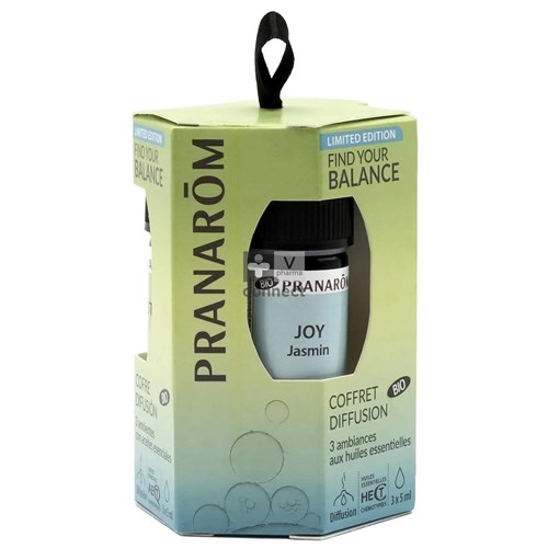 Pranarôm Coffret Diffusion Find Your Balance 3X5ml