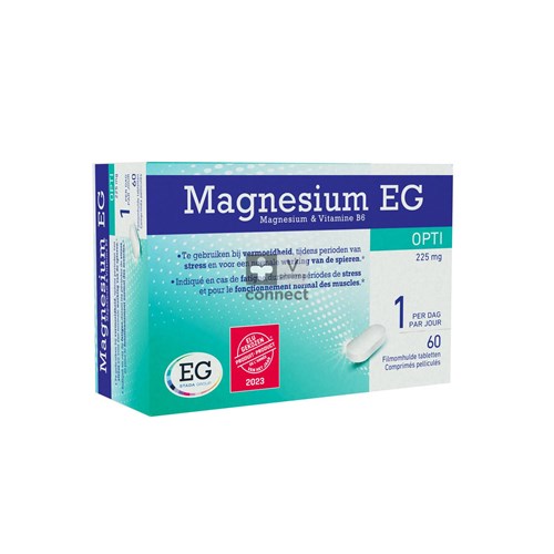 Magnesium EG Opti 225Mg Tabl 60