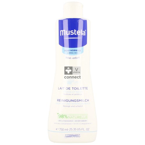 Mustela Bébé Lait De Toilette 750 ml