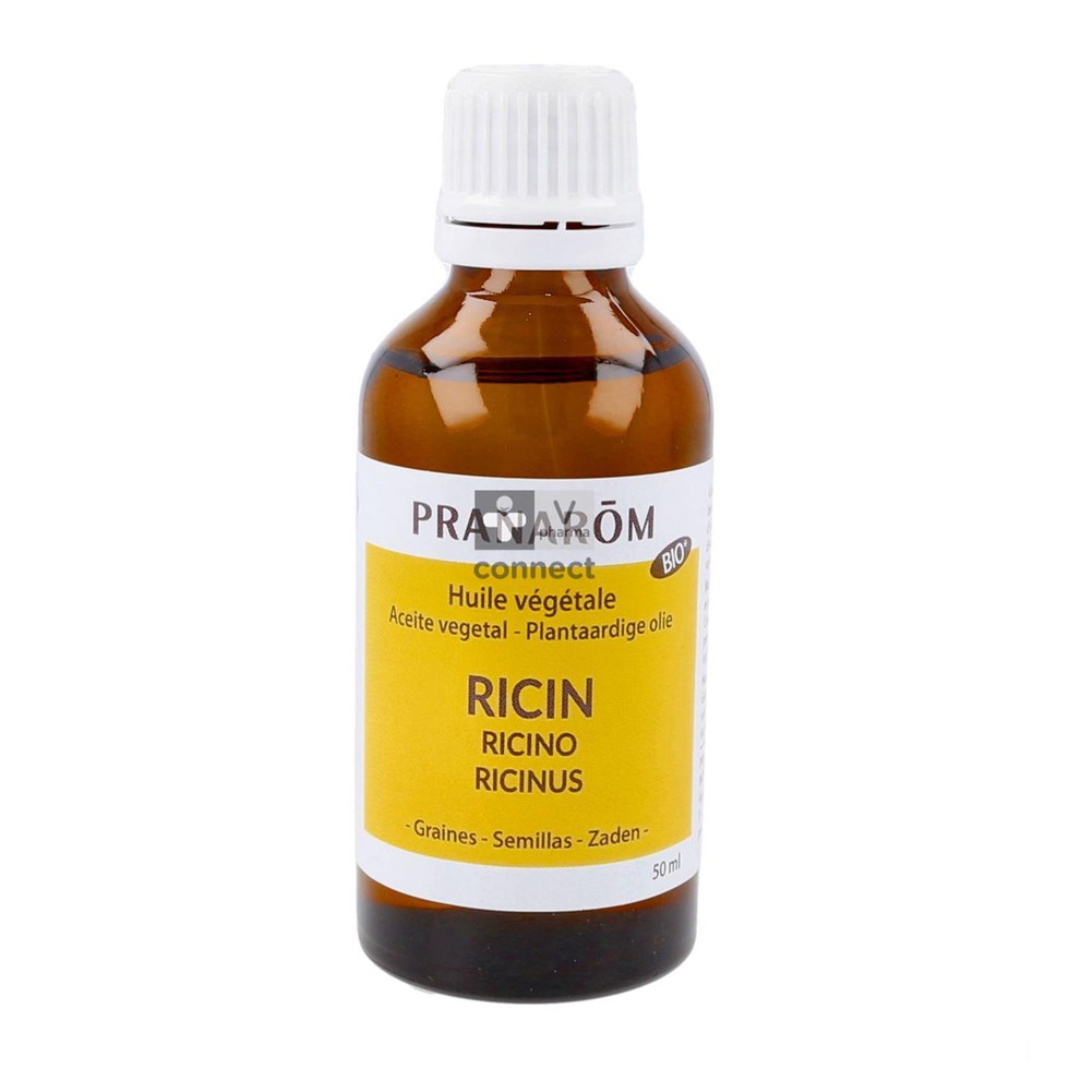 Pranarom Huile Végétale de Ricin Bio 50 ml