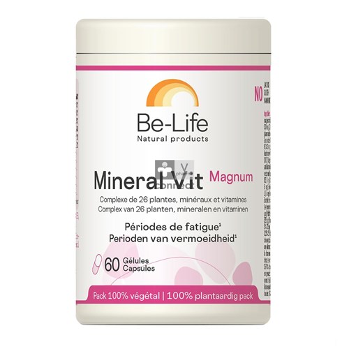 Mineral Vit Magnum Be Life Gel 60