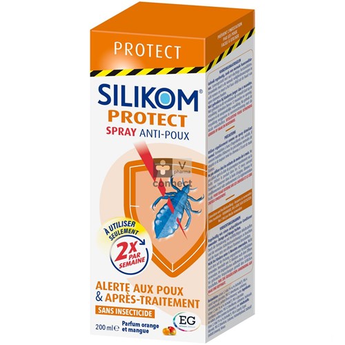 Silikom Protect Lotion Luizen          Spray 200Ml