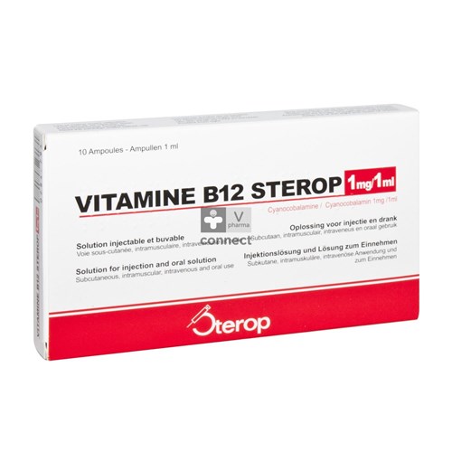 Vit B12 Sc/im/iv Amp 10 X 1mg/1ml