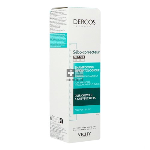 Vichy Dercos Verzorging Sh Sebum Regulerend 200ml