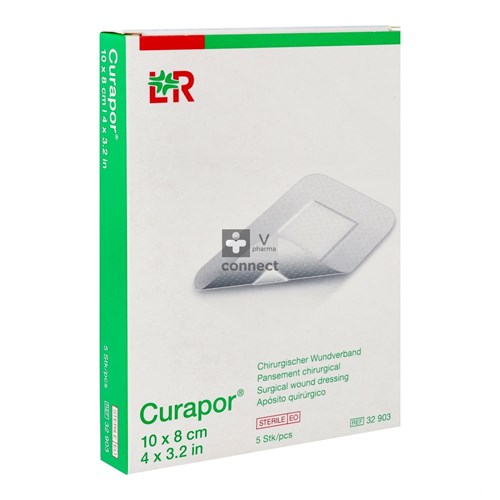 Curapor Verb Chirurg. Steriel 10cmx 8cm 5 32903