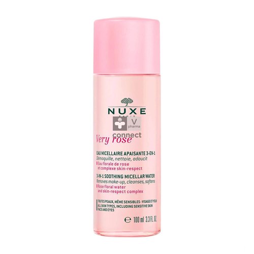 Nuxe Very Rose Eau Micellaire Apaisante 3En1 100 ml