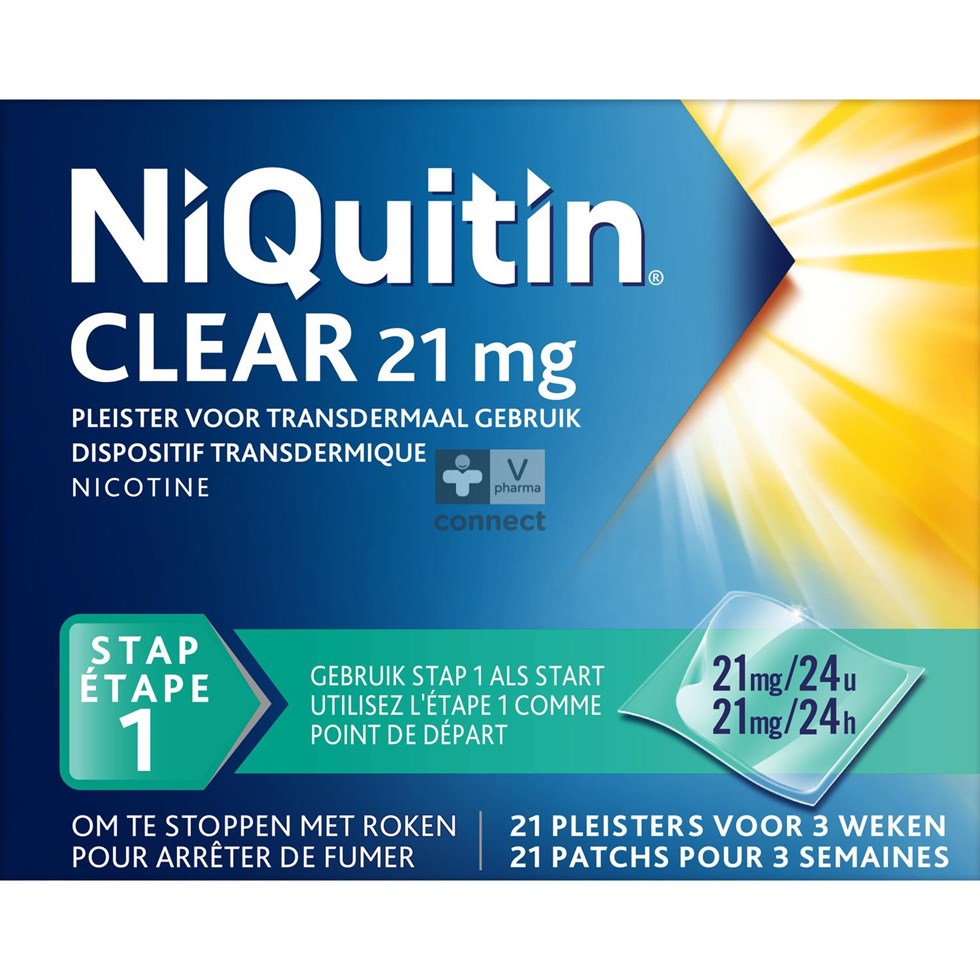Niquitin Clear Patches 21 X 21mg
