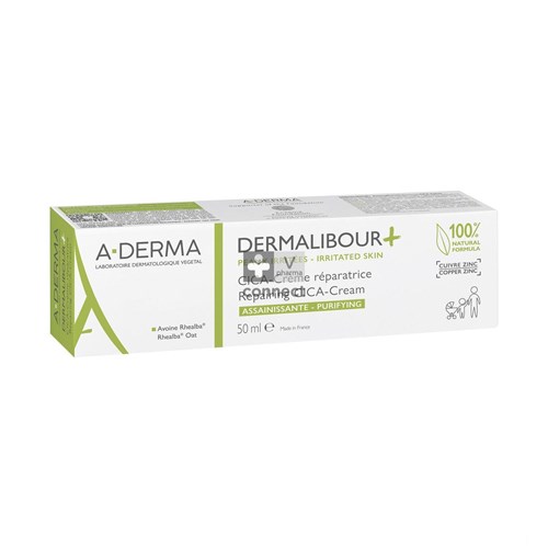 Aderma Dermalibour+ Cica Creme Herstellend 50ml