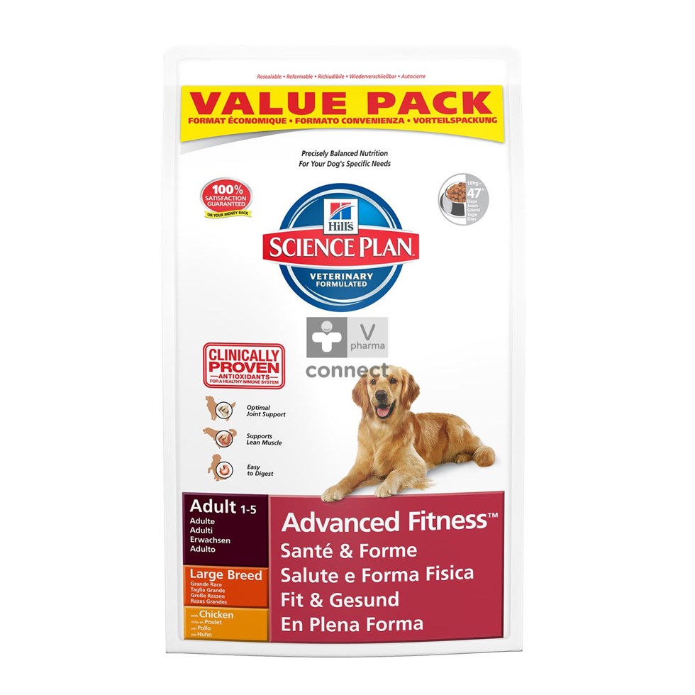 Hills Sc.plan Canine Adult Large Chick. 18kg 1211n