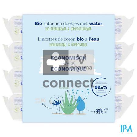 Mustela Ch Bio Katoenen Doekjes Water 4x60 Promo