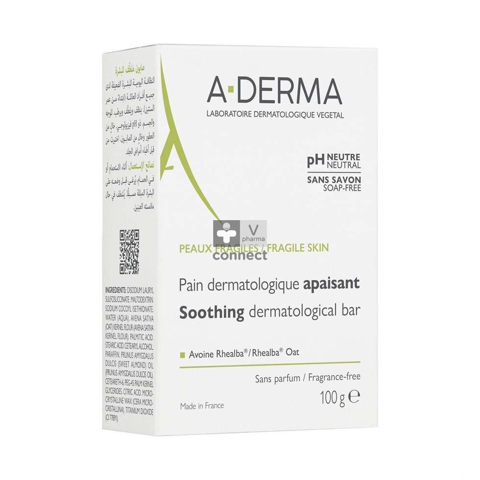 Aderma Indisp. Dermato Haver Wasstuk 100g Nf