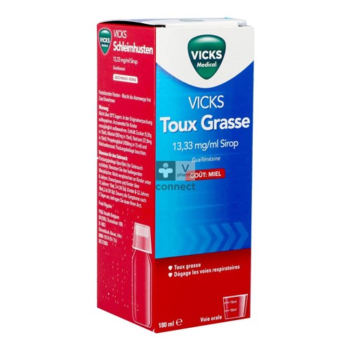 Vicks Sirop Toux Grasse 180 ml