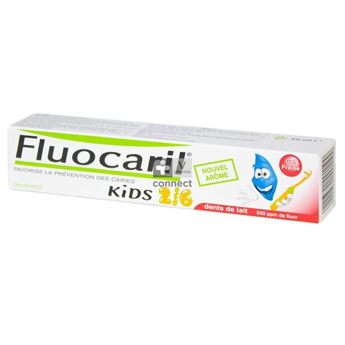 Fluocaril Kids 2- 6 Aardbei 50ml