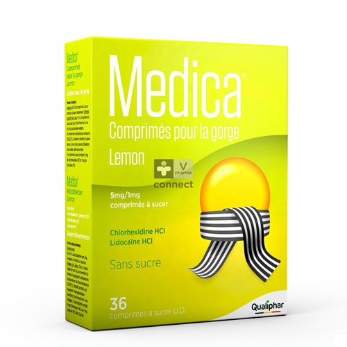 Medica Gorge Lemon 36 Comprimés
