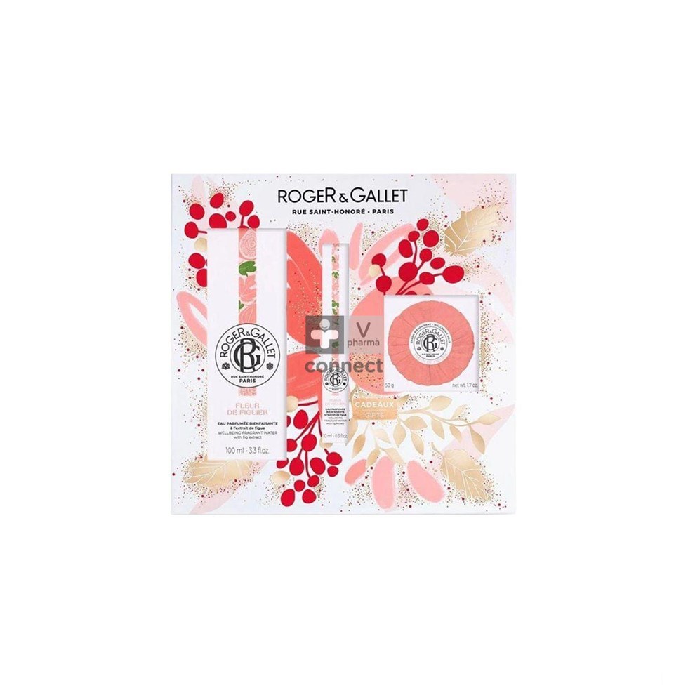 Roger Gallet Coffret Fleur Figuier Edt 100 ml + Edt 10 ml + Savon