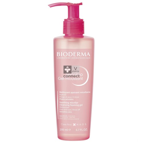 Bioderma Sensibio Reinig.gel Schuim.pompfles 200ml