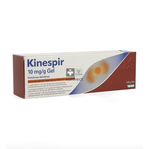 Kinespir 10Mg/G  Gel 120 g