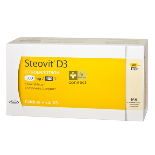 Steovit D3 500mg/400ie Comp 168