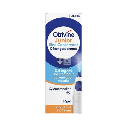 Otrivine Junior Spray Décongestionnant. 0,5Mg/Ml 10 ml