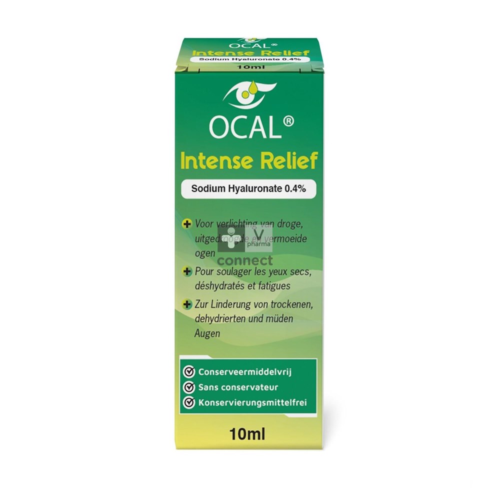 Ocal Intense Relief Oogdruppels 0,4% Ha 10ml