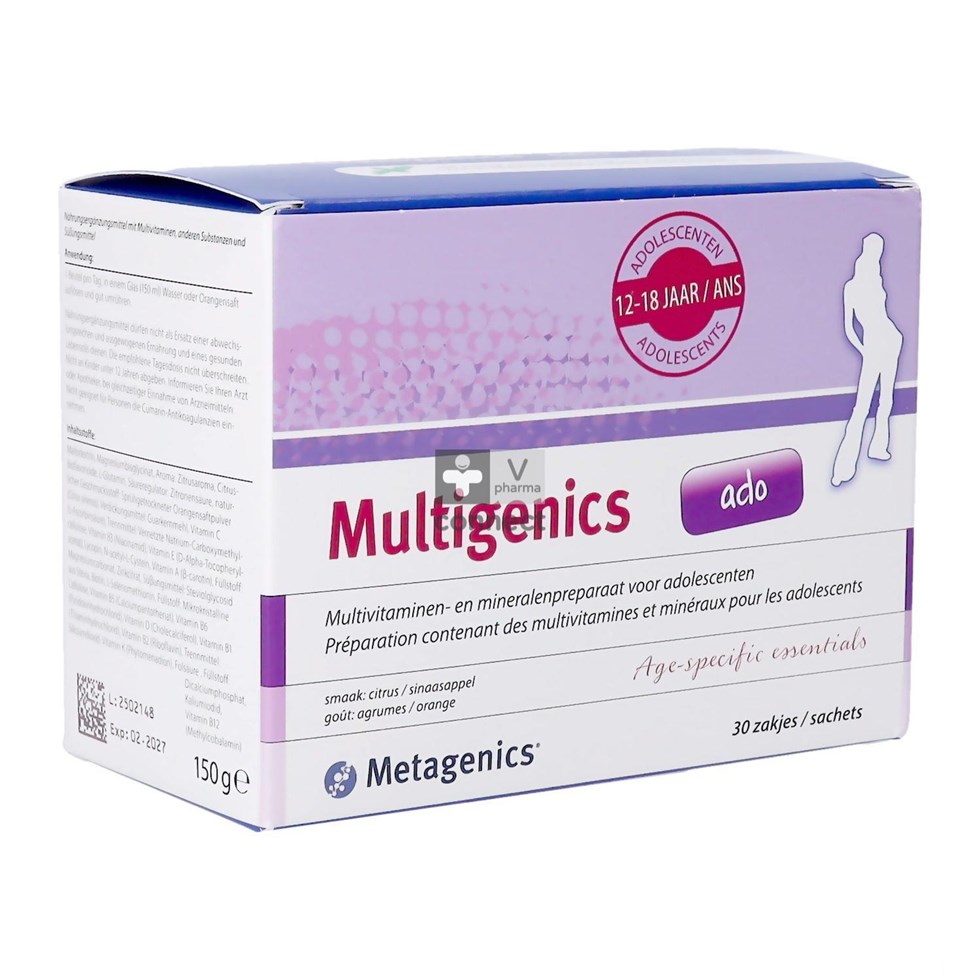 Multigenics Ado Zakjes 30 Metagenics