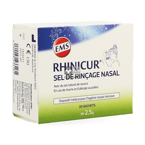 Rhinicur Serum Physiologique 20 Sachets