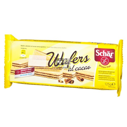 Schar Wafels Chocolade 125g 6510 Revogan