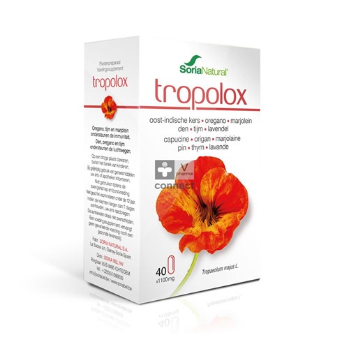 Soria Natural Tropolox 40 Comprimés