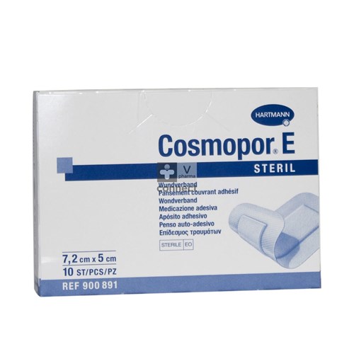 Cosmopor E Latexfree 7,2x5cm 10 P/s