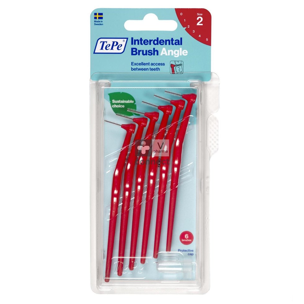 Tepe Angle Interdental Ragers Rood 0,5mm 6 154630