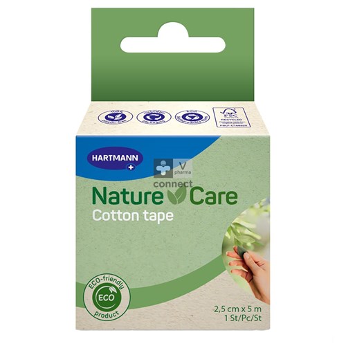 Nature Care Bande Sparadrap Cot. 2,5cm X 5 m Rouleau