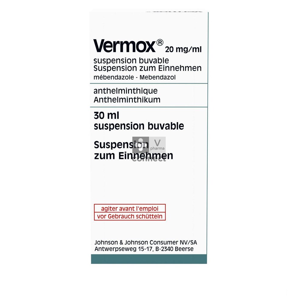 Vermox Suspension 2% 30 ml