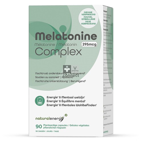 Melatonine Complex 295mcg V-caps 90 Natural Energy