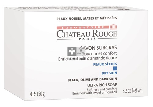 Chateau Rouge Savon Surgras Huile Amande Douce 150 g