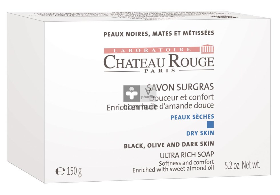 Chateau Rouge Savon Surgras Huile Amande Douce 150 g