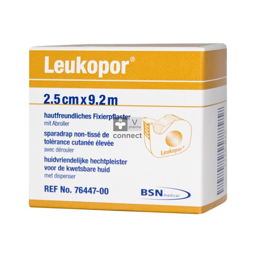 Leukopor Derouleur  2.5 cmx9.2m 76447