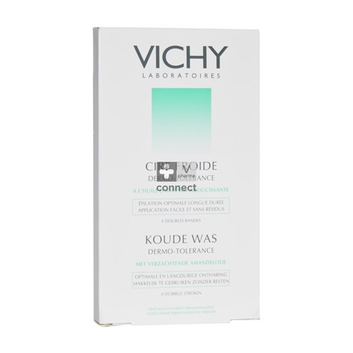 Vichy Dermotolerance Cire Epilatoire 6 x 2 Bandes