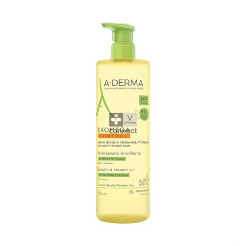 Aderma Exomega Control Huile Lavante Emolliente 750 ml