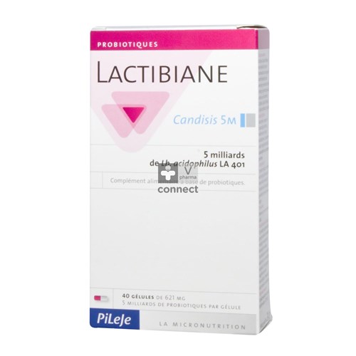 Pileje Lactibiane Candisis 5 m  40 Gelules