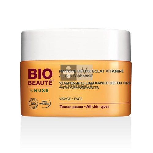 Bio Beaute Nuxe Masque Detox Eclat Vitaminé 50 ml