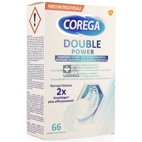 Corega Double Power 66 Comprimés