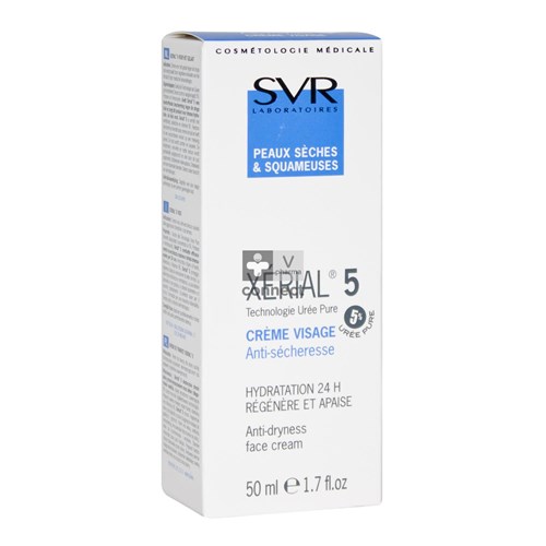 SVR Xerial 5 Crème Visage Peaux Sèches 50 ml