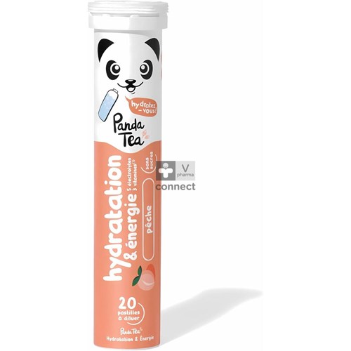 Panda Tea Hydratation Perzik Bruistabl 20