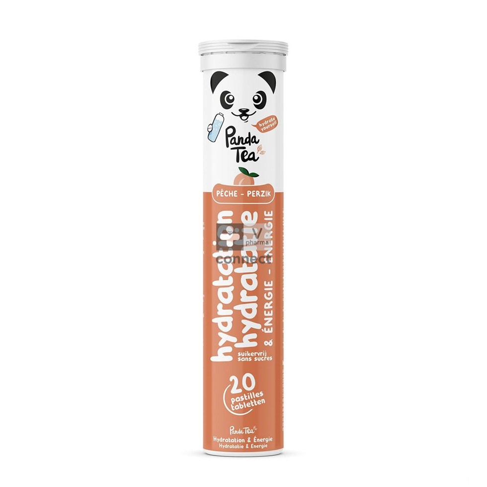 Panda Tea Hydratation Perzik Bruistabl 20