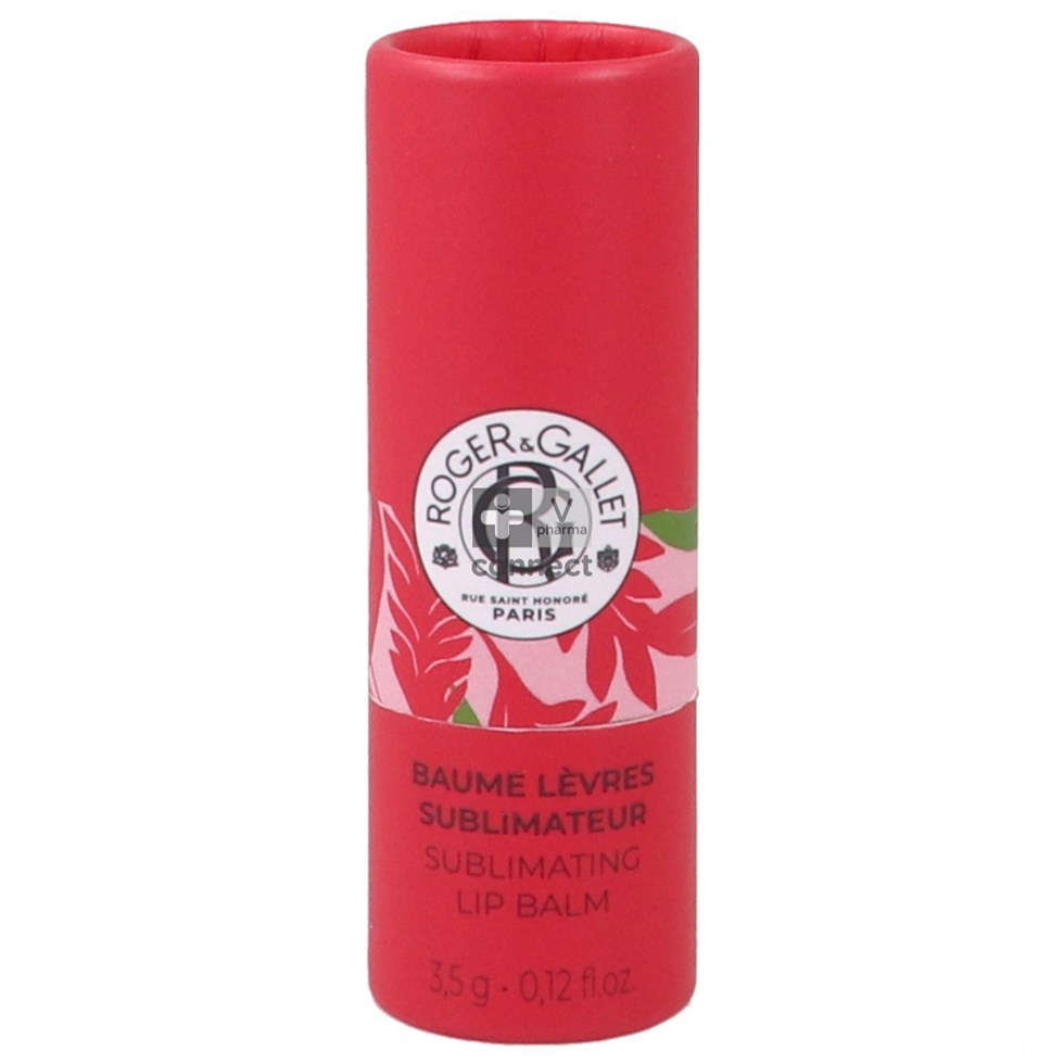 Roger&gallet Gingembre Rouge Lippenbalsem 3,5g