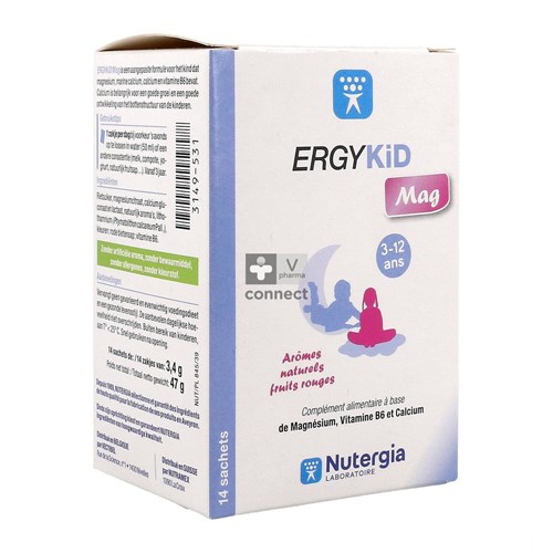 Nutergia Ergykid Mag 14 Sachets