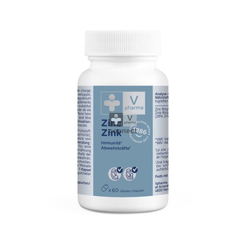 VPharma Zinc 60 Gélules