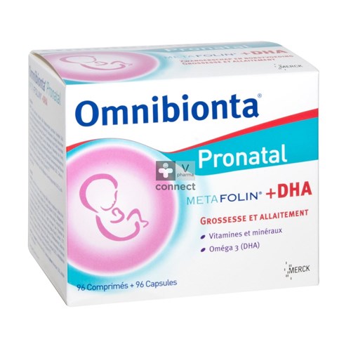 Omnibionta Pronatal Metafolin+dha Tabl 96+caps 96